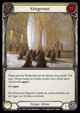 Warrior's Valor (Yellow) (Regular) - History Pack 1 - Black Label