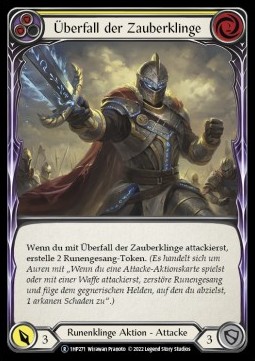 Spellblade Assault (Yellow) (Regular) - History Pack 1 - Black Label
