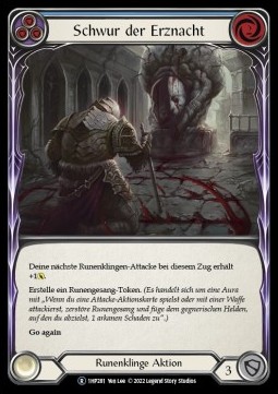 Oath of the Arknight (Blue) (Regular) - History Pack 1 - Black Label