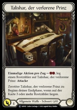 Talishar, the Lost Prince (Regular) - History Pack 1 - Black Label