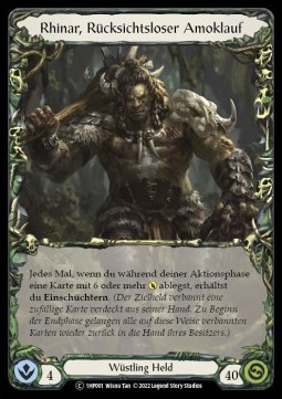 Rhinar, Reckless Rampage (Regular) - History Pack 1 - Black Label