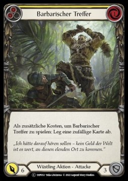 Savage Swing (Yellow) (Regular) - History Pack 1 - Black Label