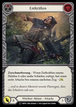 Debilitate (Red) (Regular) - History Pack 1 - Black Label