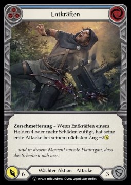 Debilitate (Blue) (Regular) - History Pack 1 - Black Label