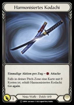 Harmonized Kodachi (Regular) - History Pack 1 - Black Label