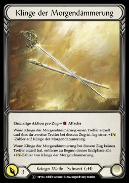 Dawnblade (Regular) - History Pack 1 - Black Label