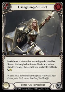 Ironsong Response (Yellow) (Regular) - History Pack 1 - Black Label