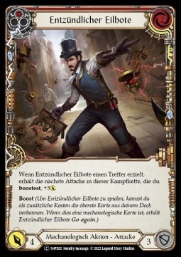 Combustible Courier (Red) (Regular) - History Pack 1 - Black Label