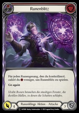 Rune Flash (Red) (Regular) - History Pack 1 - Black Label