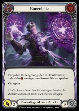 Rune Flash (Blue) (Regular) - History Pack 1 - Black Label