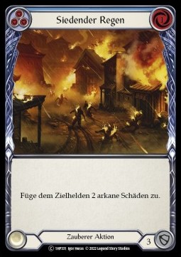 Scalding Rain (Blue) (Regular) - History Pack 1 - Black Label