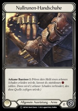 Nullrune Gloves (Regular) - History Pack 1 - Black Label
