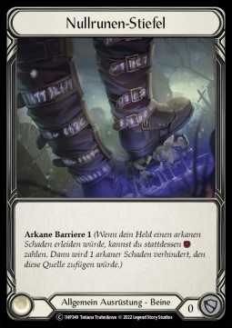Nullrune Boots (Regular) - History Pack 1 - Black Label