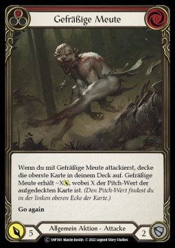Ravenous Rabble (Red) (Regular) - History Pack 1 - Black Label