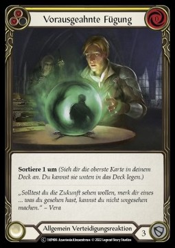 Fate Foreseen (Yellow) (Regular) - History Pack 1 - Black Label