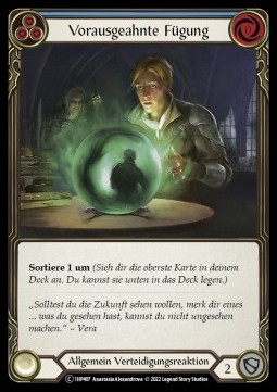 Fate Foreseen (Blue) (Regular) - History Pack 1 - Black Label