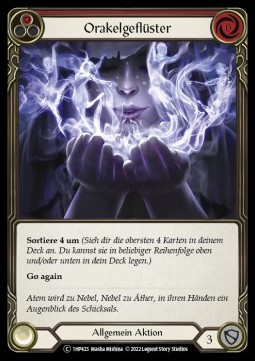 Whisper of the Oracle (Red) (Regular) - History Pack 1 - Black Label