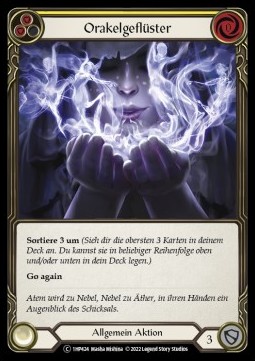 Whisper of the Oracle (Yellow) (Regular) - History Pack 1 - Black Label