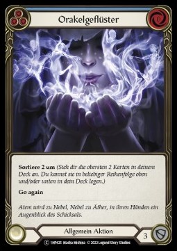 Whisper of the Oracle (Blue) (Regular) - History Pack 1 - Black Label