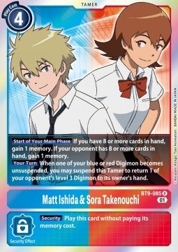 Matt Ishida & Sora Takenouchi (BT9-085) - X Record