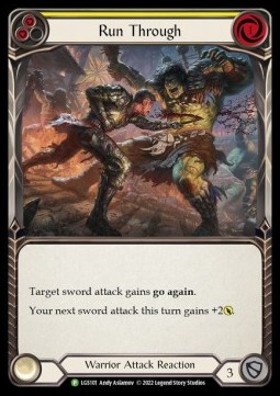 Run Through (Rainbow Foil) - LGS Promos