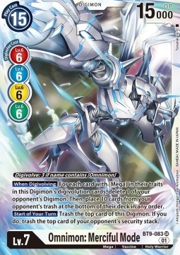 Omnimon: Merciful Mode (BT9-083) (V.1) - X Record