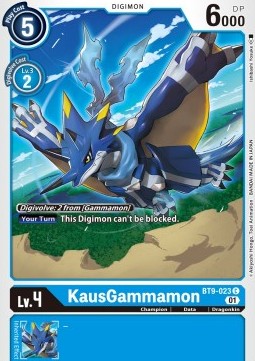 KausGammamon (BT9-023) - X Record