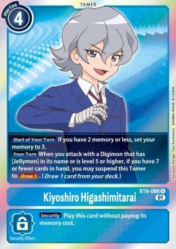 Kiyoshiro Higashimitarai (BT9-086) - X Record