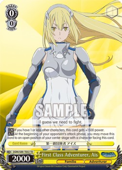 First Class Adventurer, Ais (V.1 - Trial Deck) - Is It Wrong to Try to Pick Up Girls in a Dungeon?