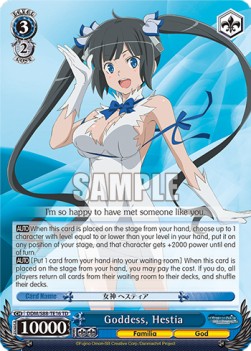 Goddess, Hestia (V.1 - Trial Deck) - Is It Wrong to Try to Pick Up Girls in a Dungeon?