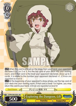 Exploring the Dungeon, Lili (V.1 - Double Rare) - Is It Wrong to Try to Pick Up Girls in a Dungeon?
