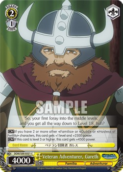 Veteran Adventurer, Gareth - Is It Wrong to Try to Pick Up Girls in a Dungeon?