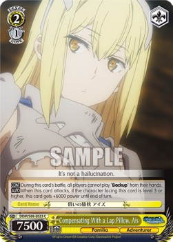Compensating With a Lap Pillow, Ais - Is It Wrong to Try to Pick Up Girls in a Dungeon?
