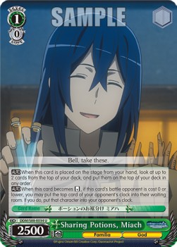 Sharing Potions, Miach - Is It Wrong to Try to Pick Up Girls in a Dungeon?