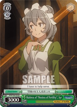 Waitress of "Hostess of Fertility", Syr - Is It Wrong to Try to Pick Up Girls in a Dungeon?