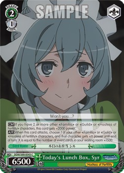 Today's Lunch Box, Syr - Is It Wrong to Try to Pick Up Girls in a Dungeon?