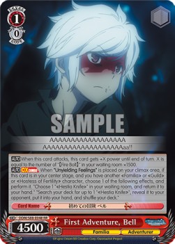 First Adventure, Bell (V.1 - Double Rare) - Is It Wrong to Try to Pick Up Girls in a Dungeon?