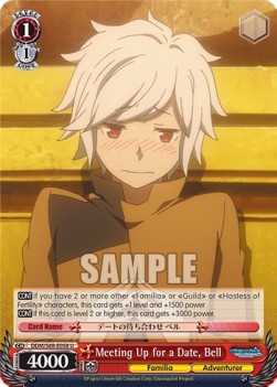 Meeting Up for a Date, Bell - Is It Wrong to Try to Pick Up Girls in a Dungeon?