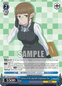 Advisor of the Labyrinth's Exploration, Eina (V.1 - Double Rare) - Is It Wrong to Try to Pick Up Girls in a Dungeon?