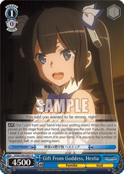 Gift From Goddess, Hestia (V.1 - Rare) - Is It Wrong to Try to Pick Up Girls in a Dungeon?