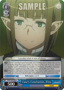 Case's Conclusion, Eina - Is It Wrong to Try to Pick Up Girls in a Dungeon?