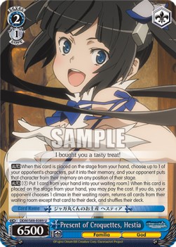Present of Croquettes, Hestia - Is It Wrong to Try to Pick Up Girls in a Dungeon?