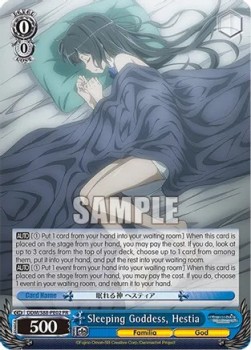 Sleeping Goddess, Hestia - Is It Wrong to Try to Pick Up Girls in a Dungeon?