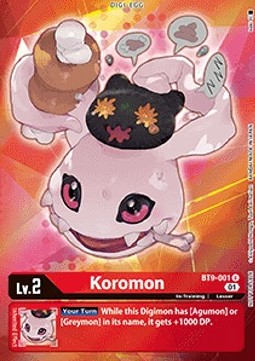 Koromon (BT9-001) (V.2) - Promos: X Record