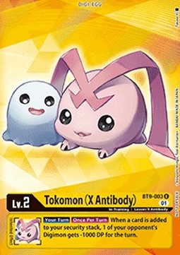 Tokomon (X Antibody) (BT9-003) (V.2) - Promos: X Record