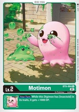 Motimon (BT9-004) - X Record