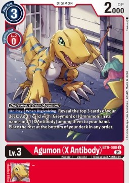 Agumon (X Antibody) (BT9-008) (V.1) - X Record