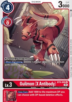 Guilmon (X Antibody) (BT9-009) - X Record