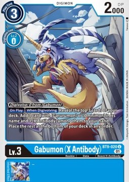 Gabumon (X Antibody) (BT9-020) (V.1) - X Record