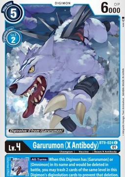 Garurumon (X Antibody) (BT9-024) - X Record